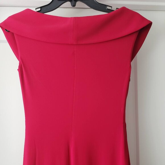 LAUREN RALPH LAUREN JERSEY OFF-THE-SHOULDER GOWN SIZE 0 - Picture 6 of 9